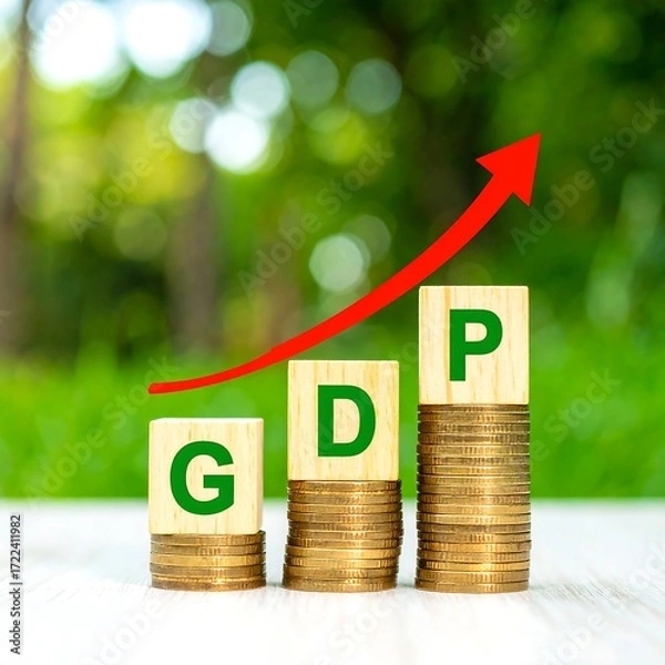 Obraz GDP growth