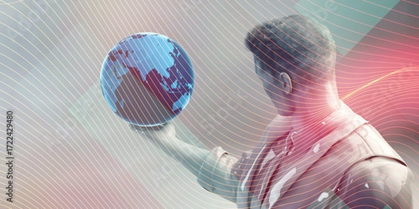 Fototapeta Global Technology Solutions