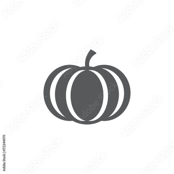Fototapeta Pumpkin icon vector