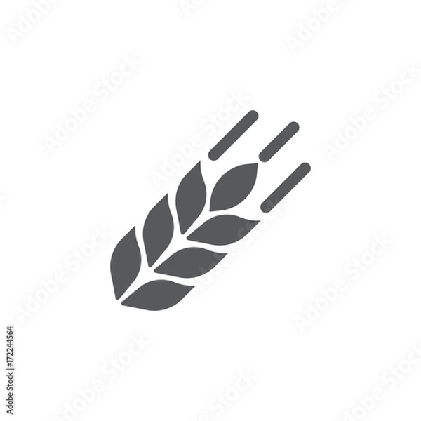 Fototapeta wheat icon