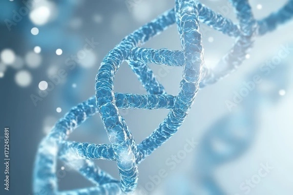 Fototapeta DNAの3Dイラスト構造イメージ