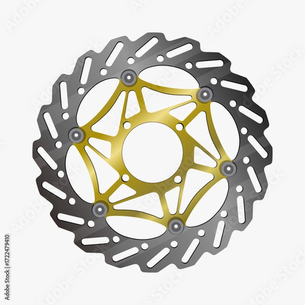 Obraz Disk Brave Vector Image And Illustration 