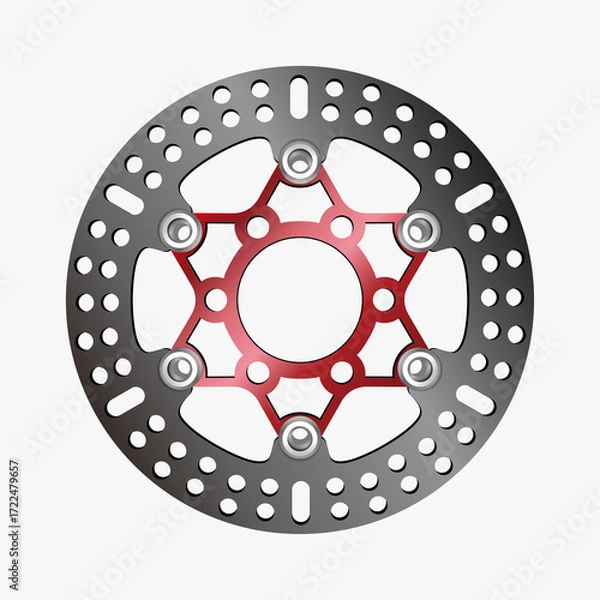 Obraz Disk Brave Vector Image And Illustration 