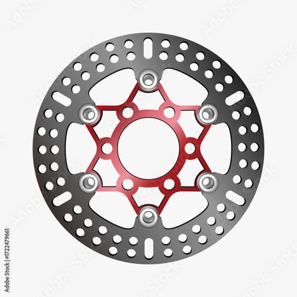 Obraz Disk Brave Vector Image And Illustration 