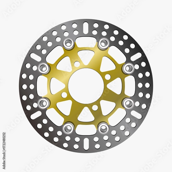 Obraz Disk Brave Vector Image And Illustration 