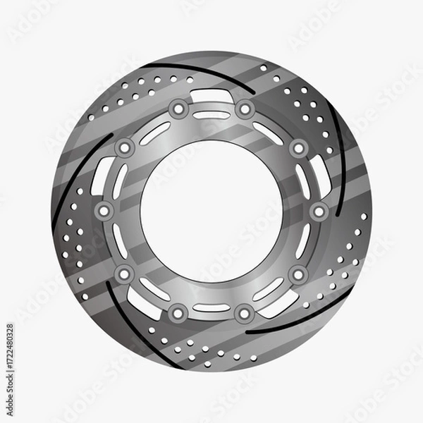 Obraz Disk Brave Vector Image And Illustration 