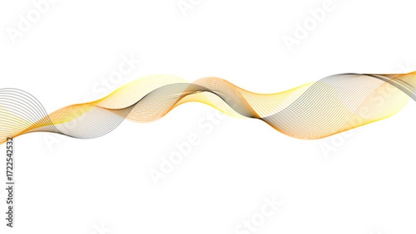Fototapeta Simple and clean graphic of a twisting red wave. Great for website backgrounds or presentations.