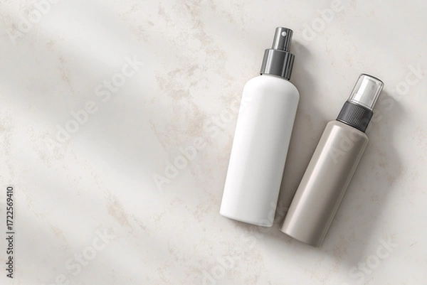 Fototapeta スキンケア化粧品パッケージデザインモックアップ