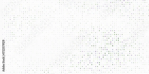 Fototapeta Light Blue, Green vector red banner with set of circles, dots. Donuts Background. old light design modern nice good