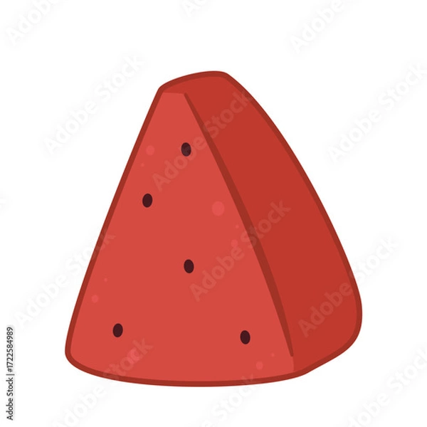 Obraz Red melon Water melon cartoon vector. symbol. logo design.