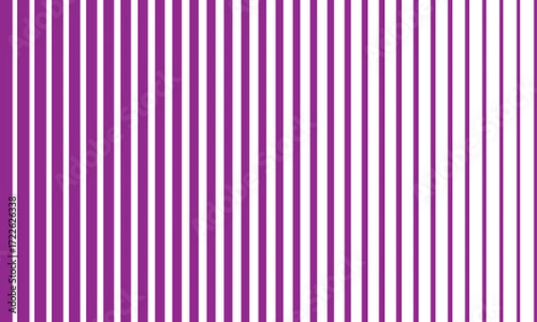 Fototapeta Half tone gradient line pattern. Faded halftone purple lines. Fading gradient background. vertical abstract geometric texture with parallel stripes.