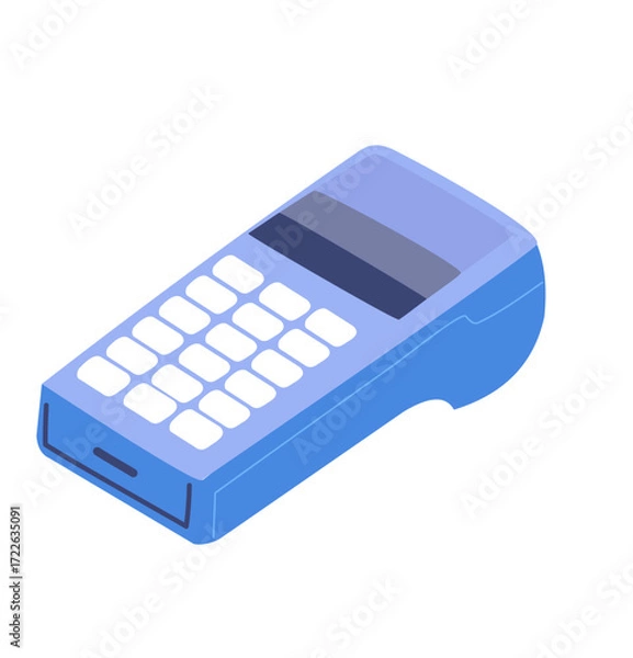 Fototapeta Vector illustration of smartphones, credit cards, and payment terminals showing modern digital transactions, online banking, mobile wallet, and secure contactless payments. Perfect for fintech