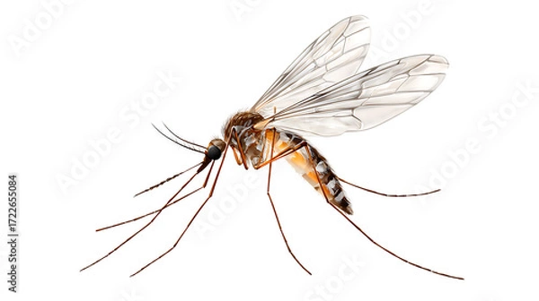 Obraz dragonfly on white background