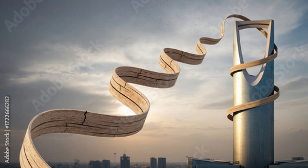 Obraz Saudi Kingdom Tower