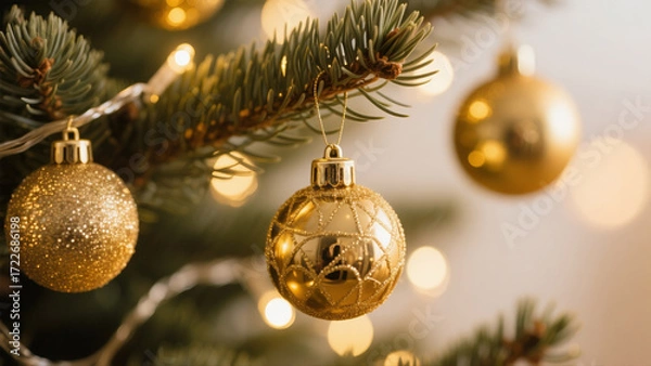 Obraz christmas tree decoration