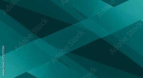 Fototapeta Abstract teal geometric background
