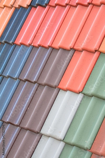 Fototapeta Tiled roof