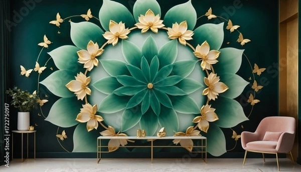 Fototapeta Jade Lotus Glow