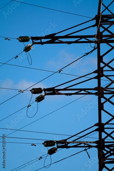 Fototapeta Electrical tower