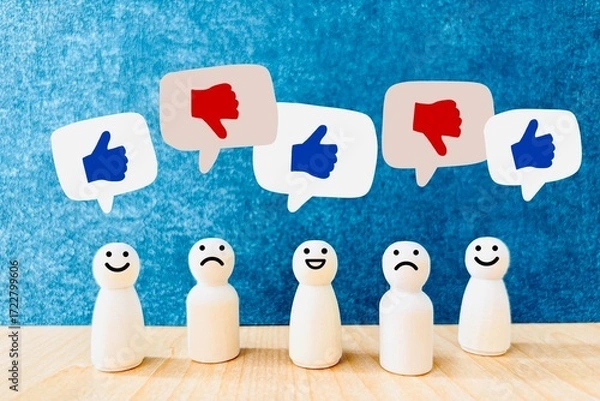 Fototapeta 評価をする人々