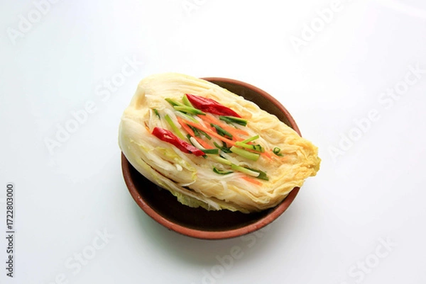 Obraz 고춧가루 없는 한국 전통 음식 백김치