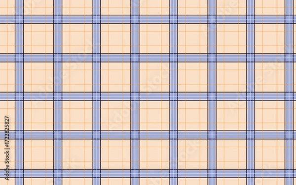 Obraz Autumn grid background seamles pattern. Perfect for creating fall retro vibe design. Use for backdrops, packaging, scrapbooking, and any project needing a warm, traditional feel