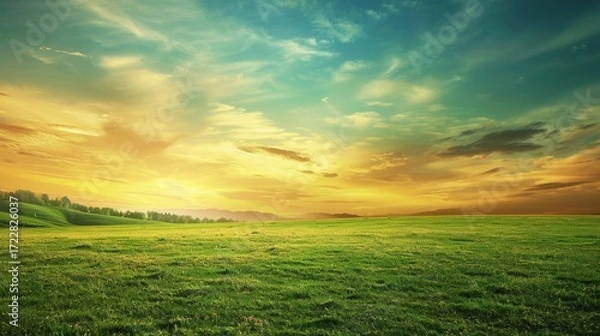 Fototapeta Elegant Scenery Background Images, covering scenes such as lake morning mist, mountain sunset, seaside afterglow, forest stream, flower field terraces. It presents elegant texture with soft tones