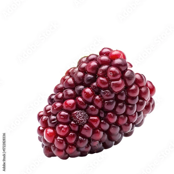 Fototapeta Healthy Mulberry Portion Isolated on Transparent Background