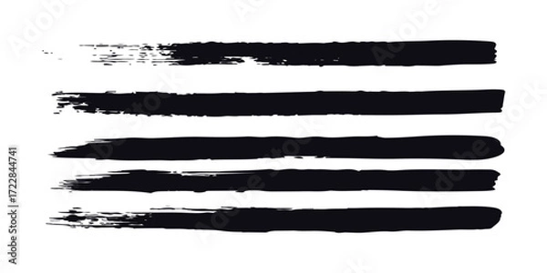Fototapeta Distorted grunge layer error. Noise destroys texture. Vector trendy deformed glitch shape  modern line