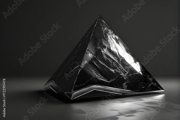 Fototapeta Abstract Geometric Pyramid