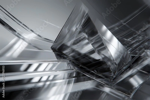 Fototapeta Abstract Geometric Pyramid