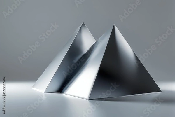 Fototapeta Abstract Geometric Pyramid