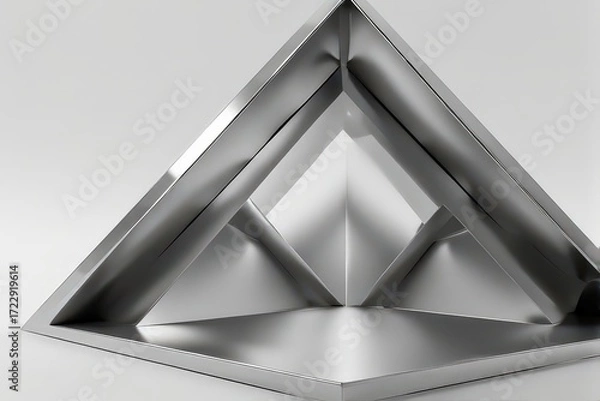 Fototapeta Abstract Geometric Pyramid