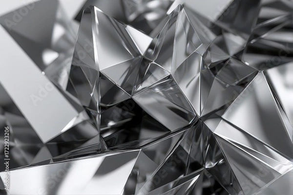 Fototapeta Abstract Geometric Pyramid