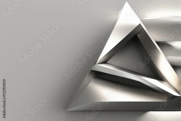 Fototapeta Abstract Geometric Pyramid