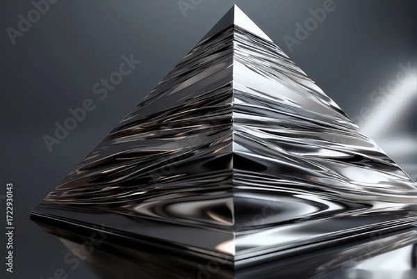 Fototapeta Abstract Geometric Pyramid