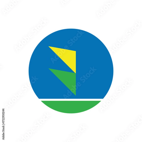 Obraz abstract logo design