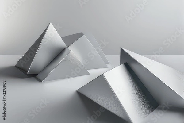 Fototapeta Abstract Geometric Pyramid