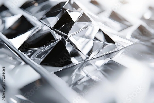 Fototapeta Abstract Geometric Pyramid