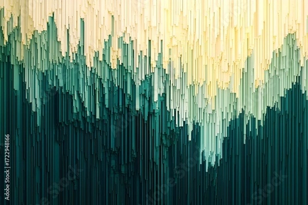 Fototapeta Contemporary abstract vertical 3D texture ideal for commercial backgrounds, digital art, branding, presentations, marketing materials, and creative projects