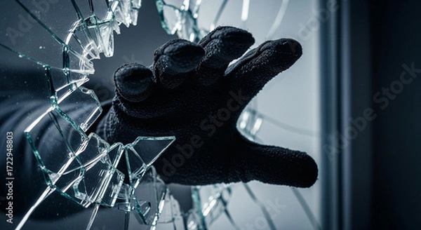 Fototapeta 空き巣・泥棒・住居侵入のイメージ