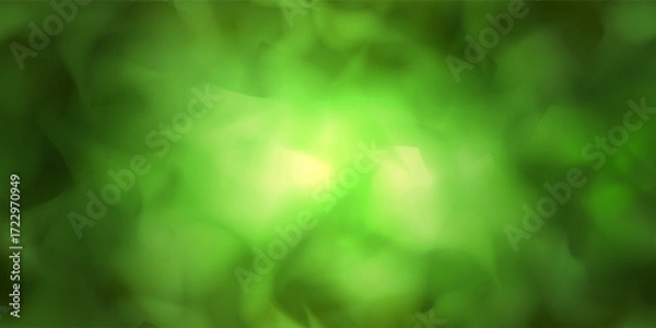 Obraz A green neon spooky witchy gradient bg with vignetting around the edges. A magical vector illustration with gradient mesh and blending effects.