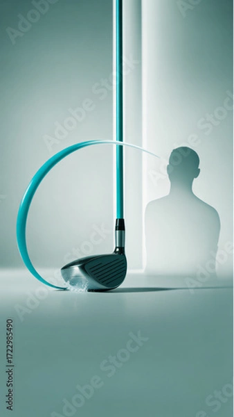 Obraz Golf - Minimal design, maximum clarity—ideal for alignment tips, swing path lessons, and product features.