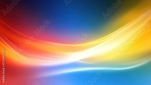 Fototapeta Vibrant Abstract Background with Flowing Light Streaks and Dynamic Colors