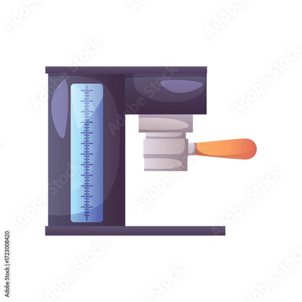 Obraz cartoon coffee maker, vector