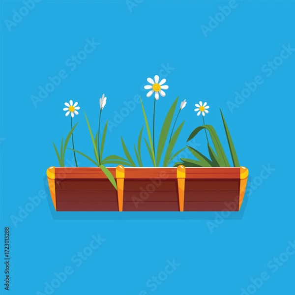 Obraz flowers in a box