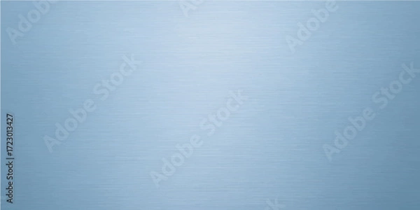 Fototapeta Brushed metal and blue fabric textures compose a vintage, seamless, textured material surface design