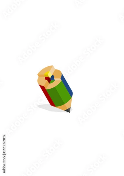 Obraz Colored pencil SVG