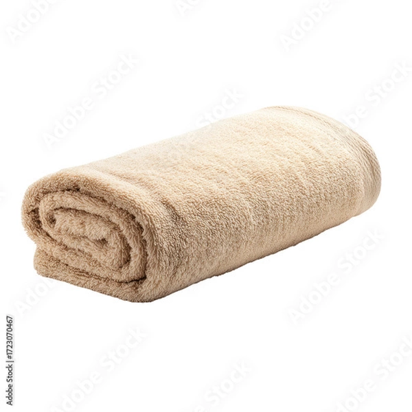 Obraz Rolled beige blanket, soft texture
