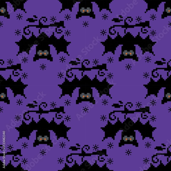 Fototapeta halloween seamless pattern